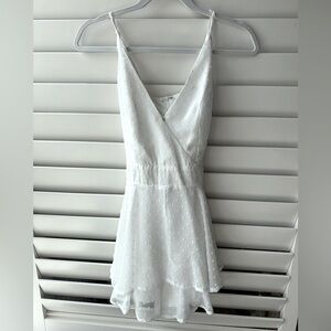 White dotted Impeccable Pig romper